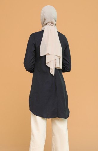 Navy Blue Tuniek 2538-04