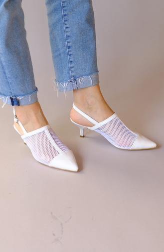 White High-Heel Shoes 302003-01