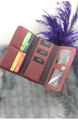 Claret Red Wallet 0981-02