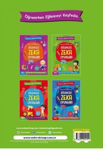 Eğlenceli Zeka Oyunları Yeşil Kitap 9786257944755