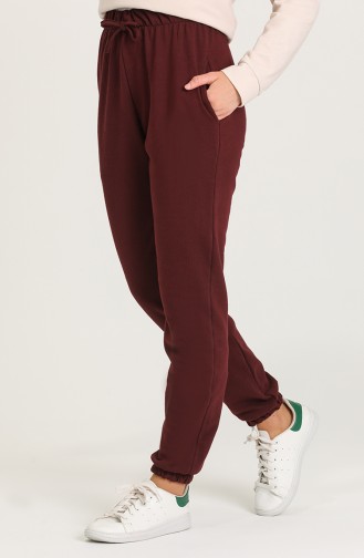 Claret Red Track Pants 0037-08