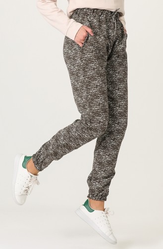 Jogger Eşofman Altı 0037A-01 Kahverengi