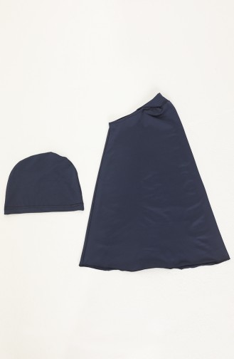 Navy Blue Swimsuit Hijab 21222-01