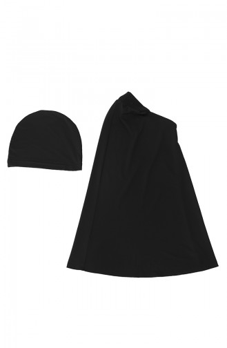 Black Swimsuit Hijab 21501-01