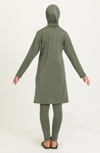 Khaki Hijab Badeanzug 21600-02