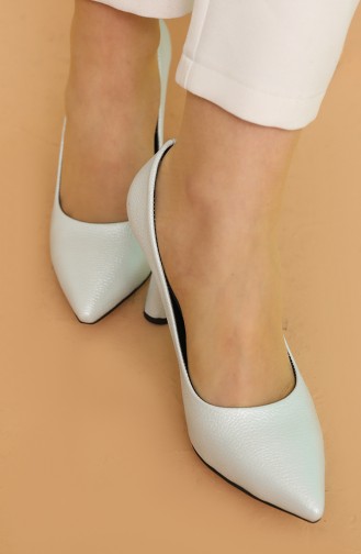 Ice Blue High-Heel Shoes 017-03