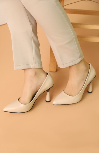 Skin Color High-Heel Shoes 017-09