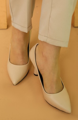 Skin Color High-Heel Shoes 017-09