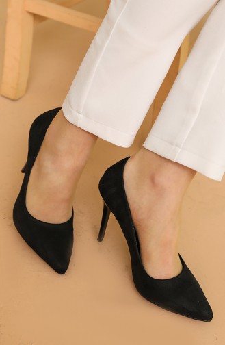 Black High-Heel Shoes 150-03