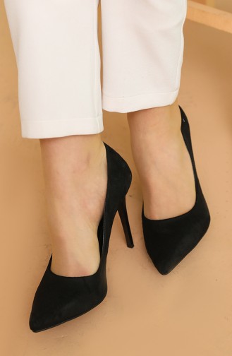 Black High-Heel Shoes 150-03