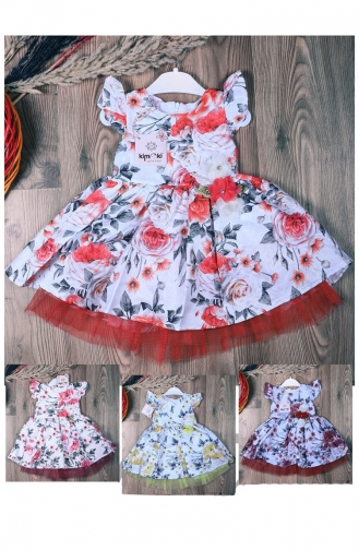 Fuchsia Kinderjurk 5044-01