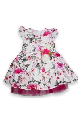 Fuchsia Kinderjurk 5044-01