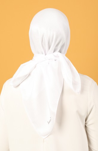 White Hoofddoek 15215-30