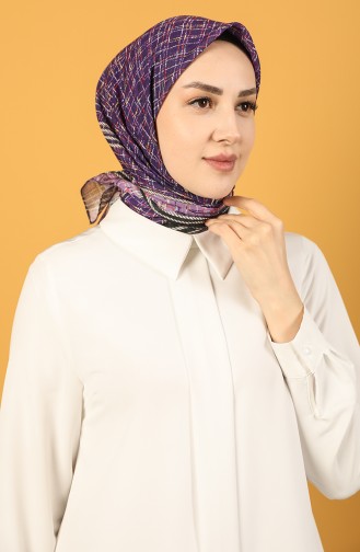 Purple Scarf 1009-09