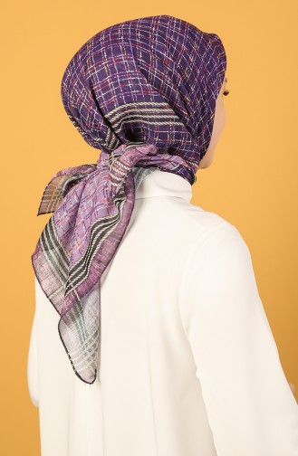 Purple Scarf 1009-09