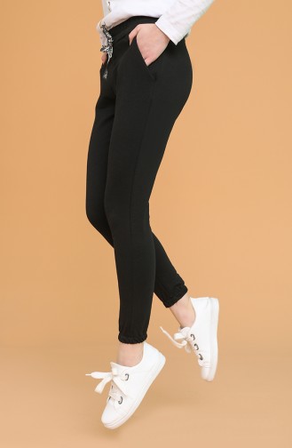 Black Track Pants 6132-01