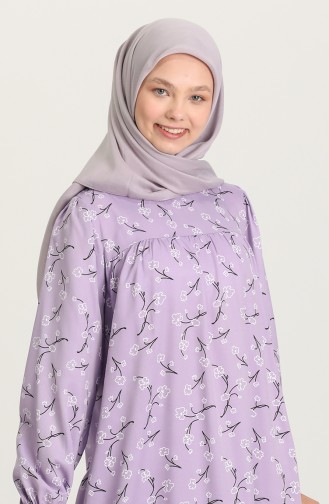 Lila Hijab Kleider 21Y8361-03