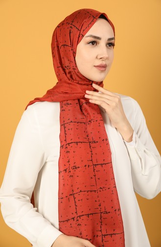 Brick Red Shawl 8019-03