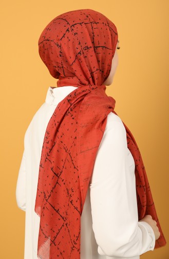 Brick Red Shawl 8019-03