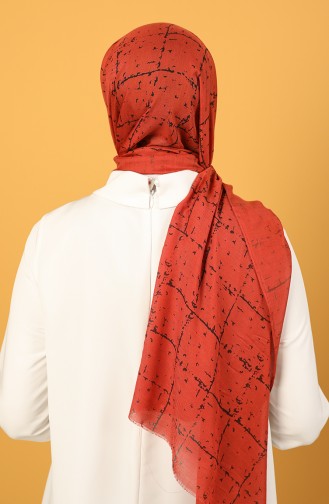 Brick Red Shawl 8019-03