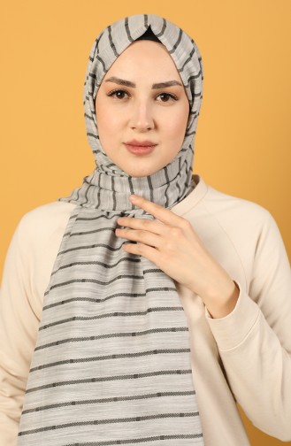 Light Gray Shawl 1002-07