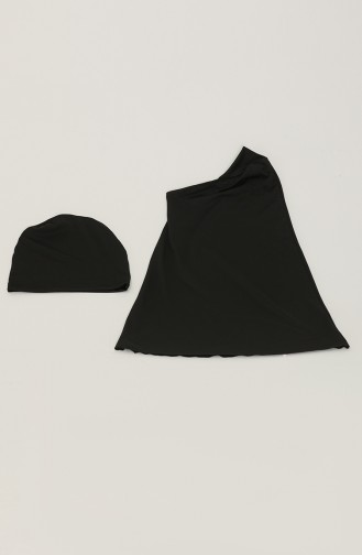 Black Swimsuit Hijab 21223-01