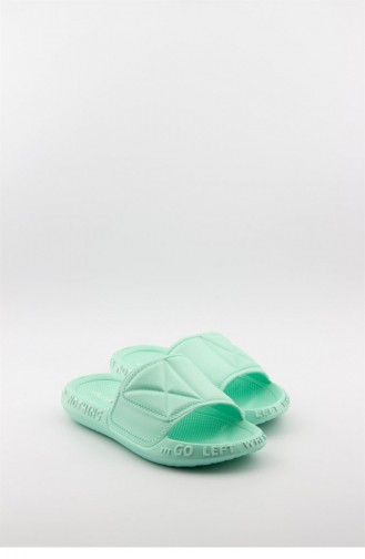 Mint Green Summer Slippers 3694.MM MINT
