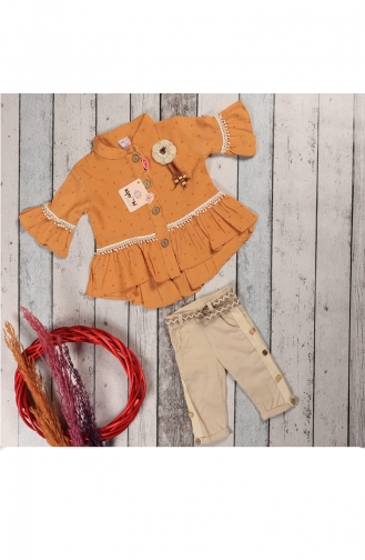 Ensembles Bébé et Enfant Jaune 5060-01