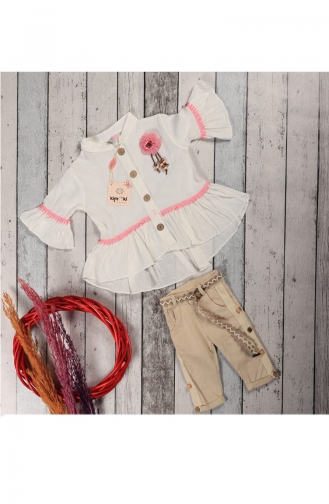 Cream Baby & Kid Suit 5060-02