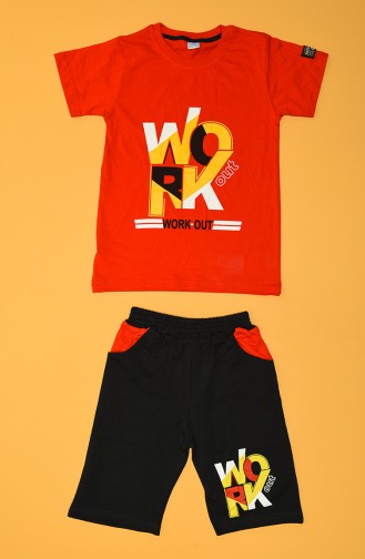 Red Baby & Kid Suit 80818-01