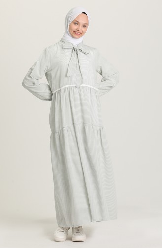 Robe à Volants 1603-03 Vert 1603-03