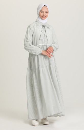Robe à Volants 1603-03 Vert 1603-03