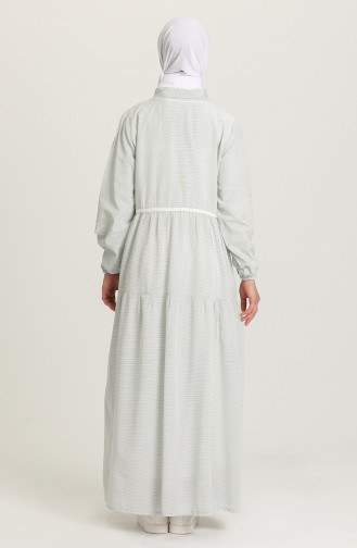 Robe à Volants 1603-03 Vert 1603-03
