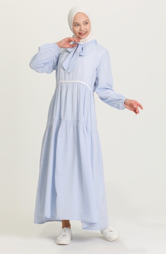 Robe Hijab Bleu Marine 1604-04