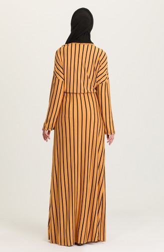 Robe Hijab Moutarde 8062-03