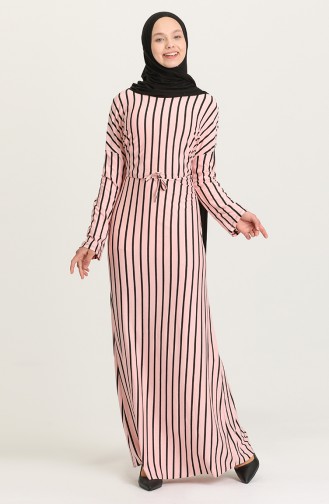 Powder Hijab Dress 8062-02