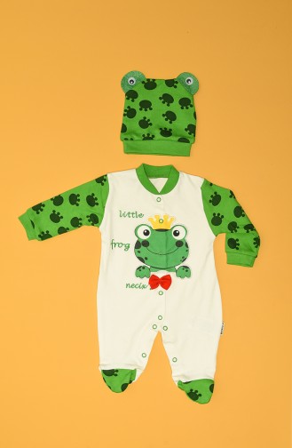 Green Baby Overalls 80962-01