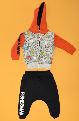 Orange Baby und Kinder Anzüge 81139-01