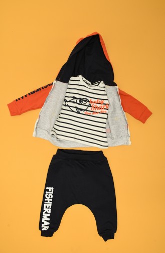 Orange Baby und Kinder Anzüge 81139-01
