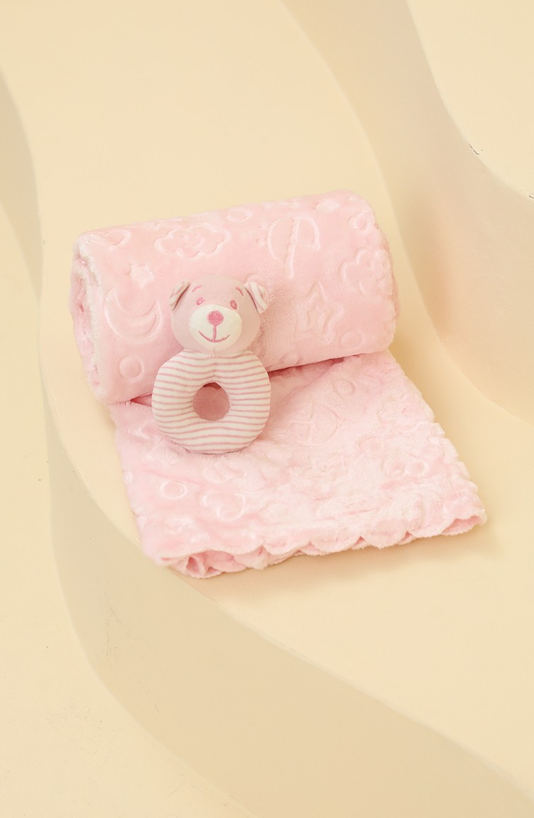 pink pram blanket