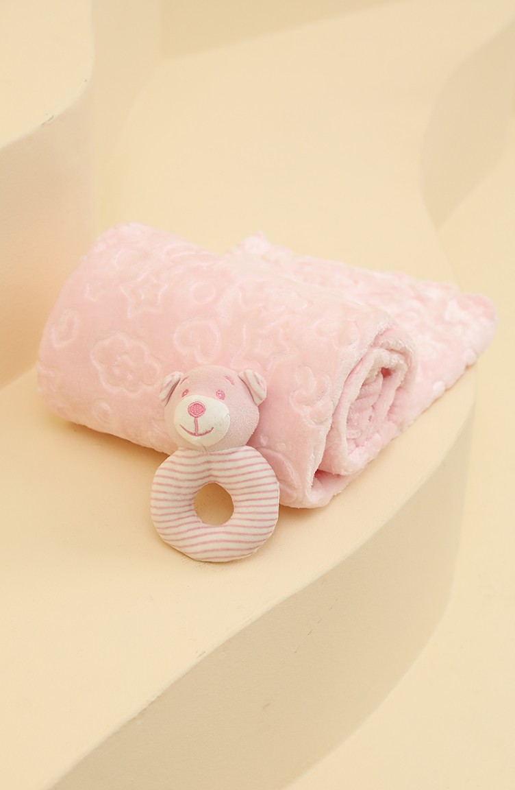 pink pram blanket