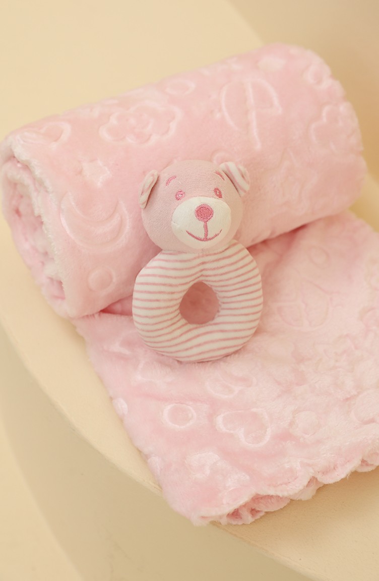 pink minky blanket