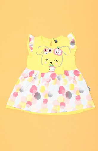 Yellow Baby and Children`s Dress 80945-02