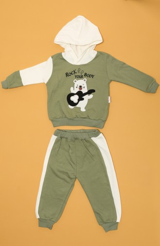 Grün Baby und Kinder Anzüge 81076-03