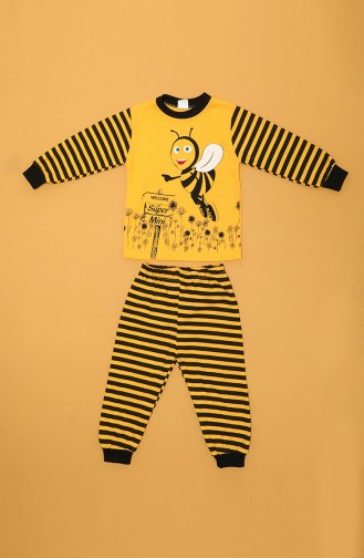 Ensemble de Pyjamas Bébé et Enfant Jaune 80933-01