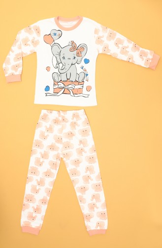 Pyjama Enfant Orange 80938-01