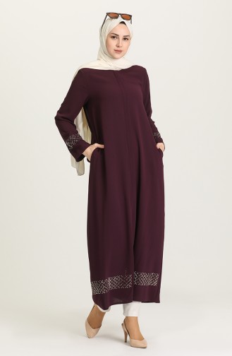 Purple Abaya 9001-02