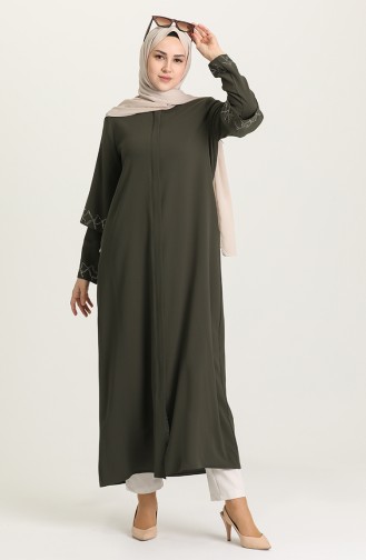 Khaki Abayas 9002-04