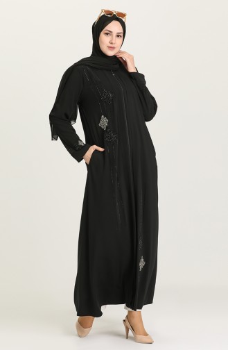 Black Abaya 0168-04
