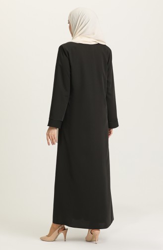 Black Abaya 1588A-02